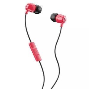 Skullcandy Red Jib Wired Earbuds with Microphone: Experience Quality Sound